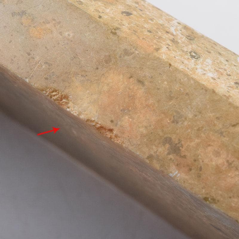 中国　玉石彫刻　神獣透かし彫　玉壁　硯屏　直径28㎝　飾台付　V　8135