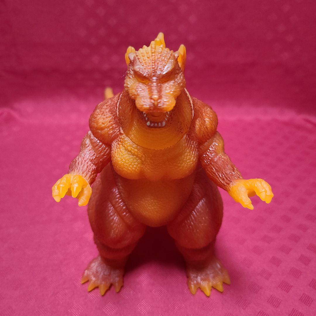 【ジャンク】 バンダイ 劇場限定 バーニングゴジラ 1995 ソフビ