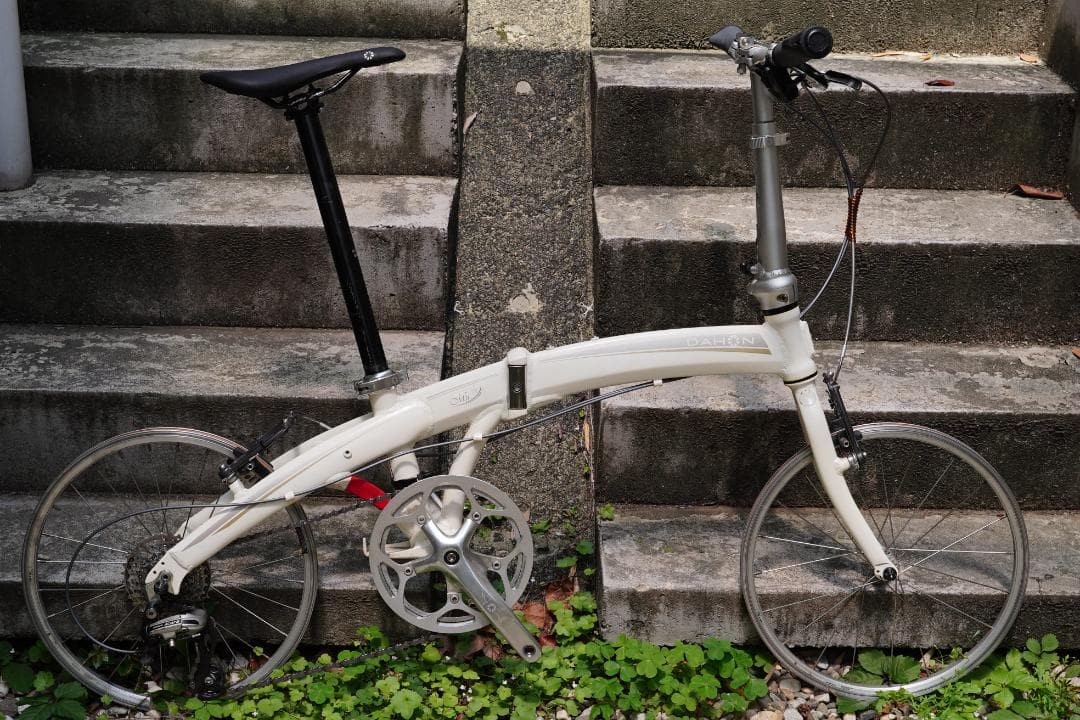 DAHON ダホン MU P8 20インチ 折り畳み自転車 ホワイト ミニベロ