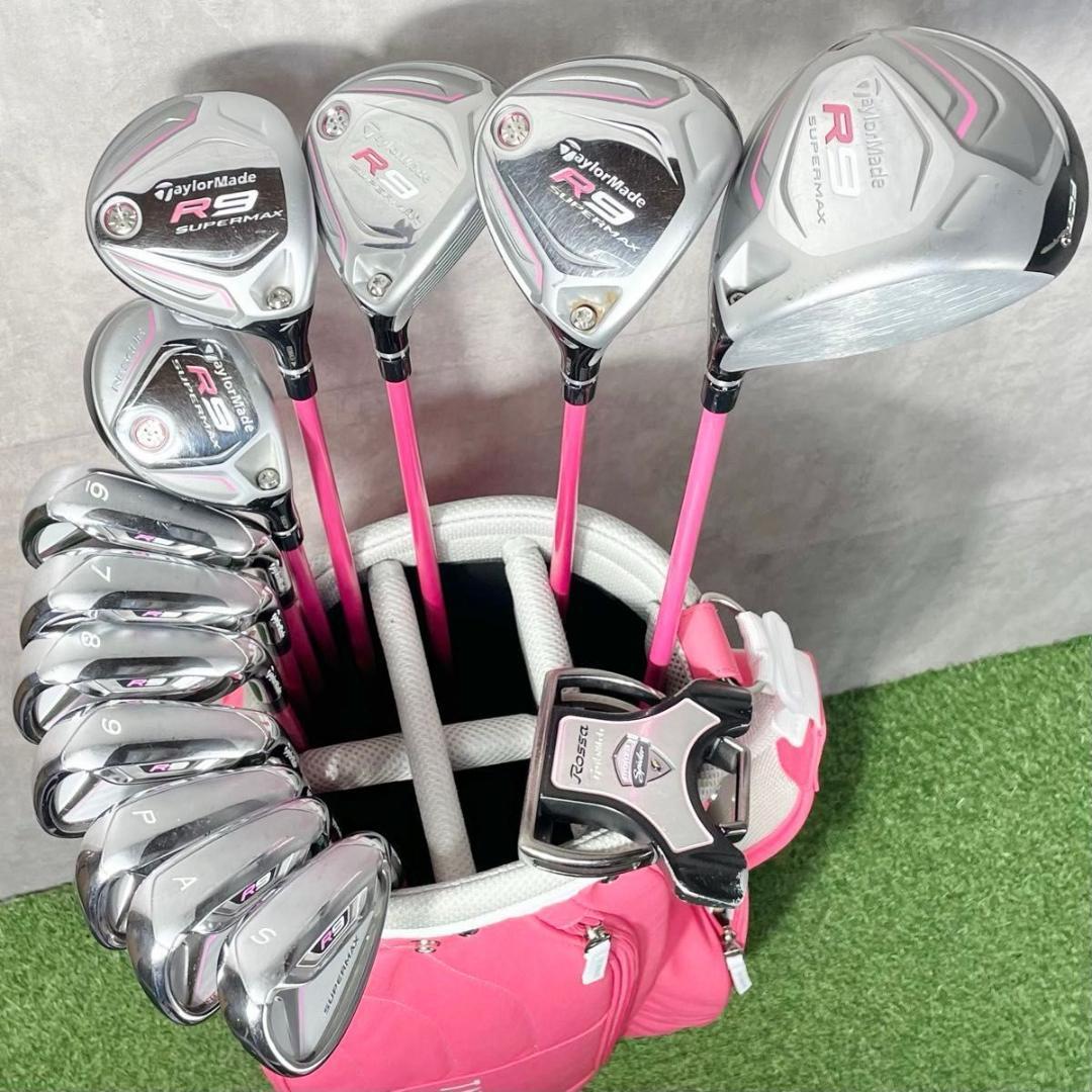 【バッグ新品】テーラーメイド R9 ゴルフクラブセット 超豪華13本 L 右利き