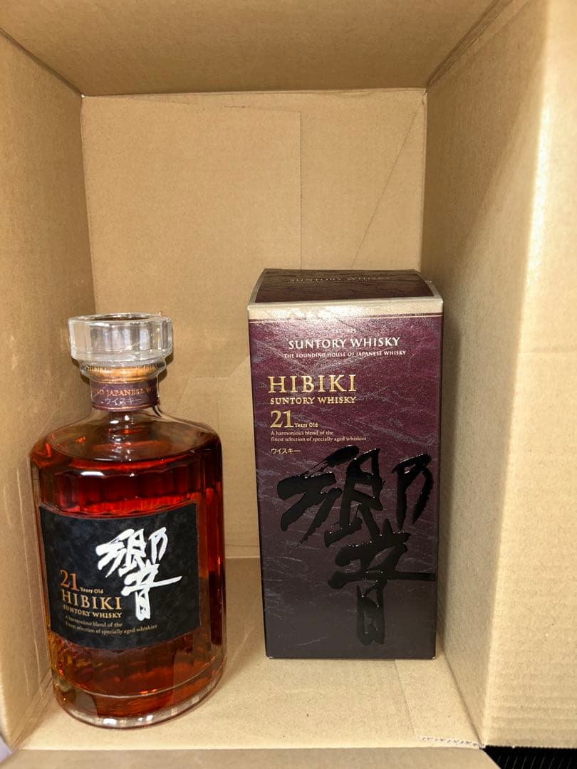 サントリー響21年 700ml 旧ボトル箱付