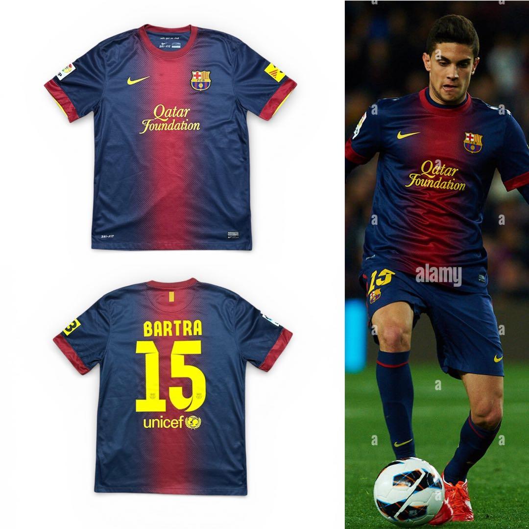 12-13 バルセロナ ホーム ユニフォーム #15 マルク バルトラ