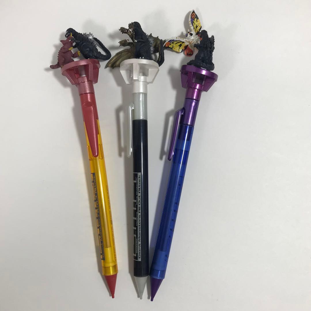 ゴジラ　モスラ　キングギドラ 大怪獣総攻撃　ポスター・ストラップ・ボールペン他