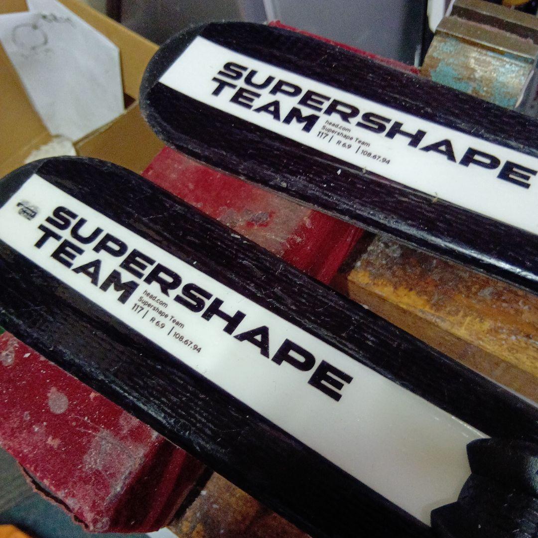 メンテナス済…調整済 HEAD TEAM スキー板とブーツ 117cm…23cm