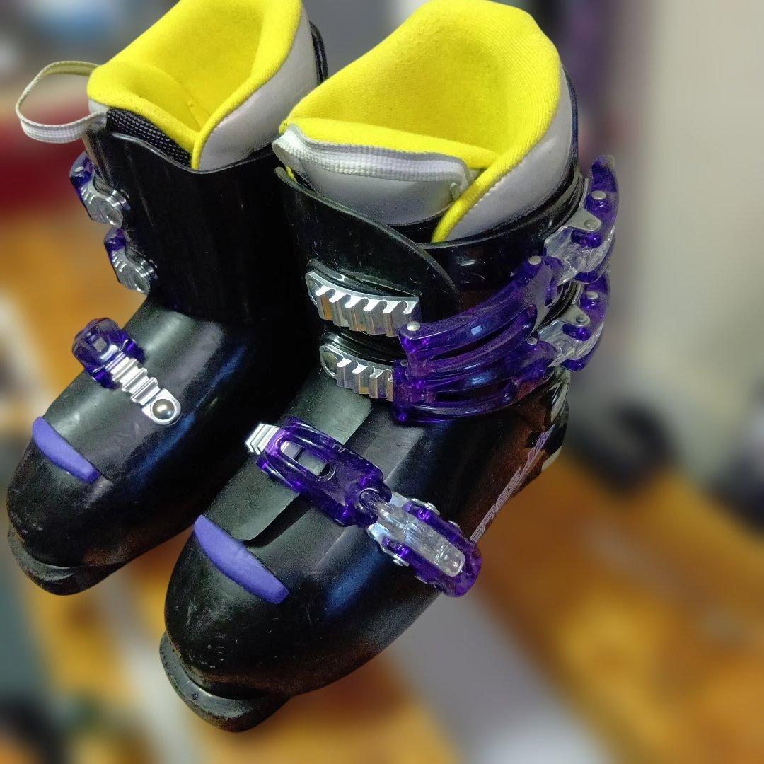 メンテナス済…調整済 HEAD TEAM スキー板とブーツ 117cm…23cm