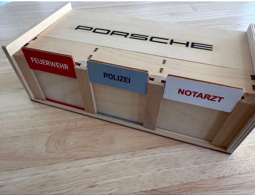 Porsche 木製ミニカーセット 3台　新品未使用