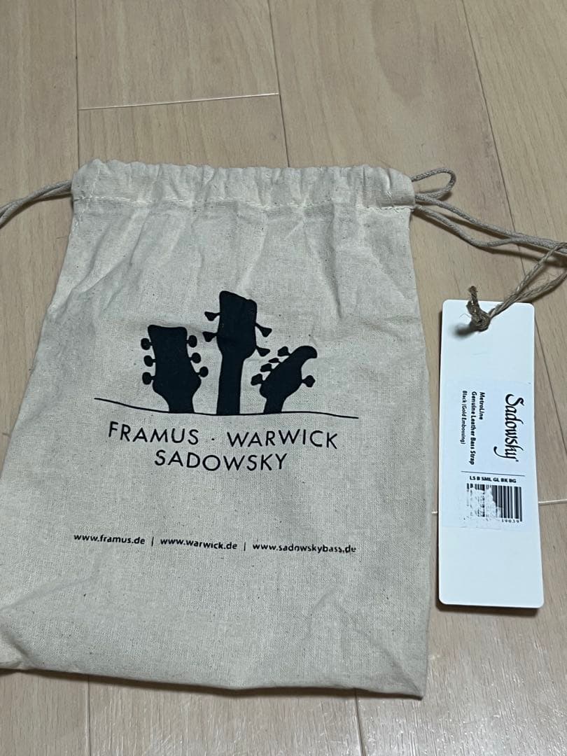 Sadowsky MetroLine 本革ベースストラップ 黒