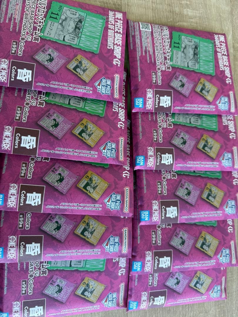 未開封 ONE PIECE BASE アクリルブロックチャーム 12個