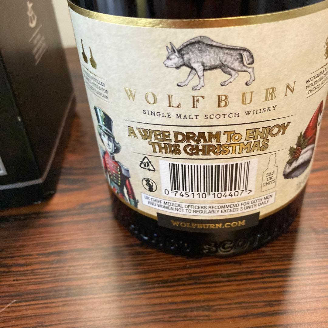 本日限定値下げ　ウルフバーン10年　メリークリスマス