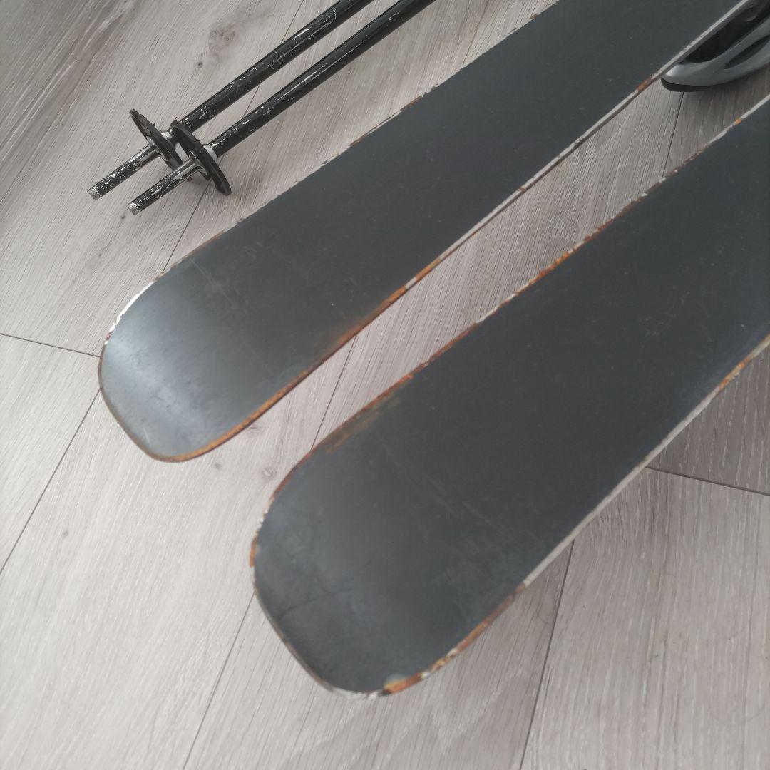 【スキーセット】スキー板 150cm ストック106cm ケース付き