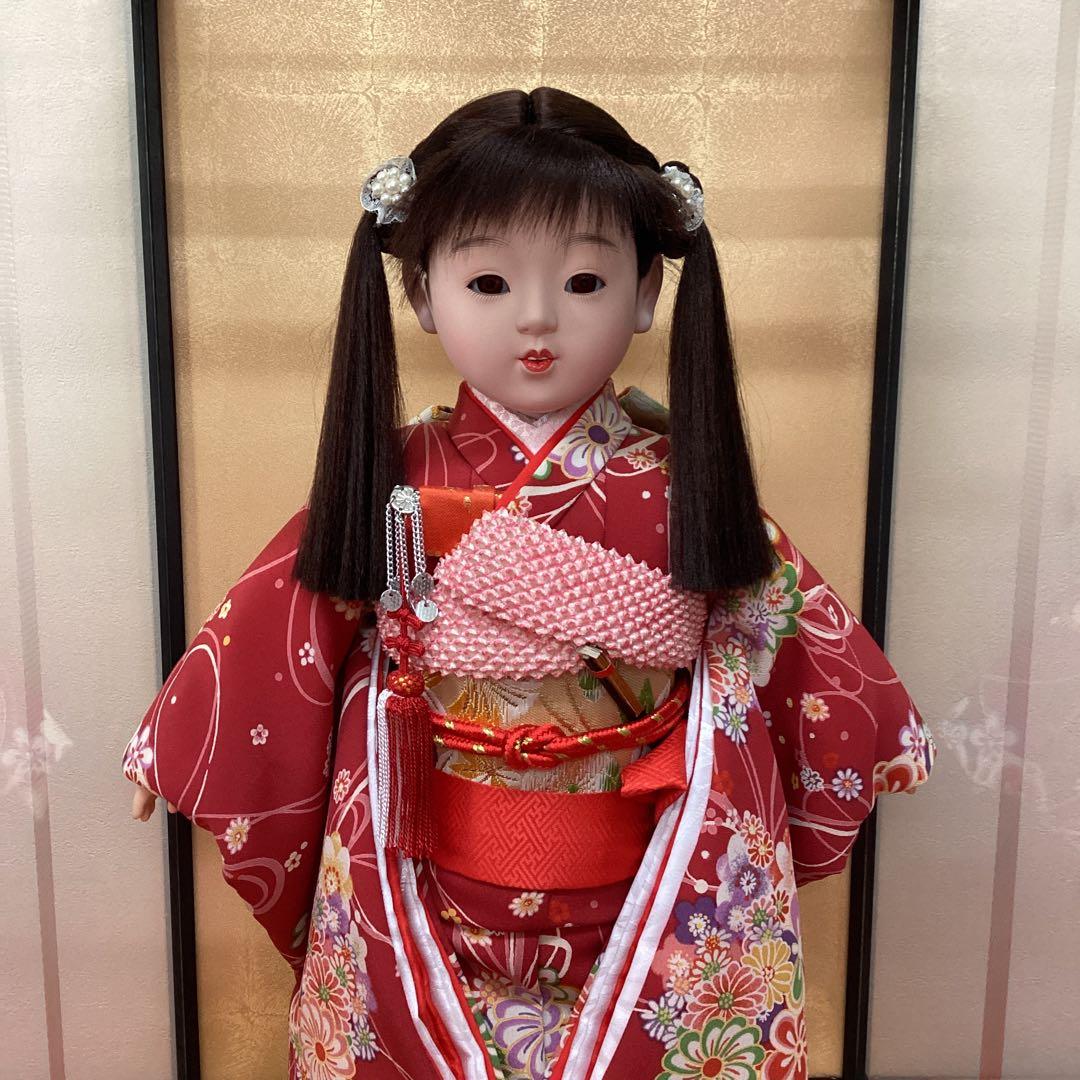 市松人形　10号サイズ　ケース付き