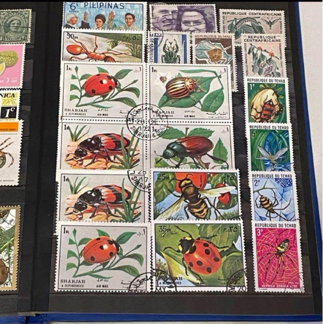 切手　外国　1冊291枚まとめ売り　切手コレクションアルバム