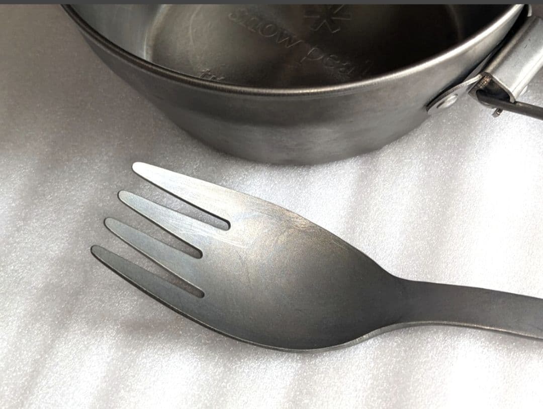 【３点】スノーピーク チタン ワッパー 、旧ロゴ シングルマグ 450、スクー