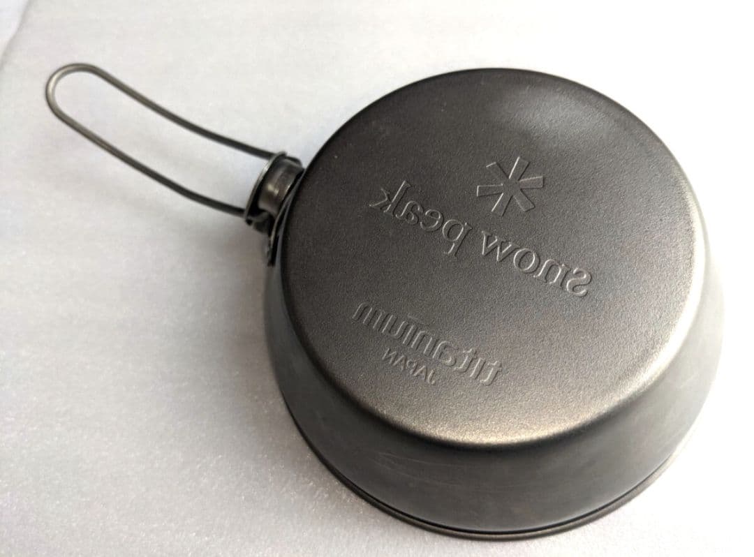 【３点】スノーピーク チタン ワッパー 、旧ロゴ シングルマグ 450、スクー