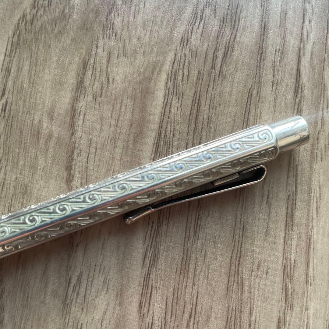 CARAN D'ACHE カランダッシュ ボールペン シルバー 動作OK