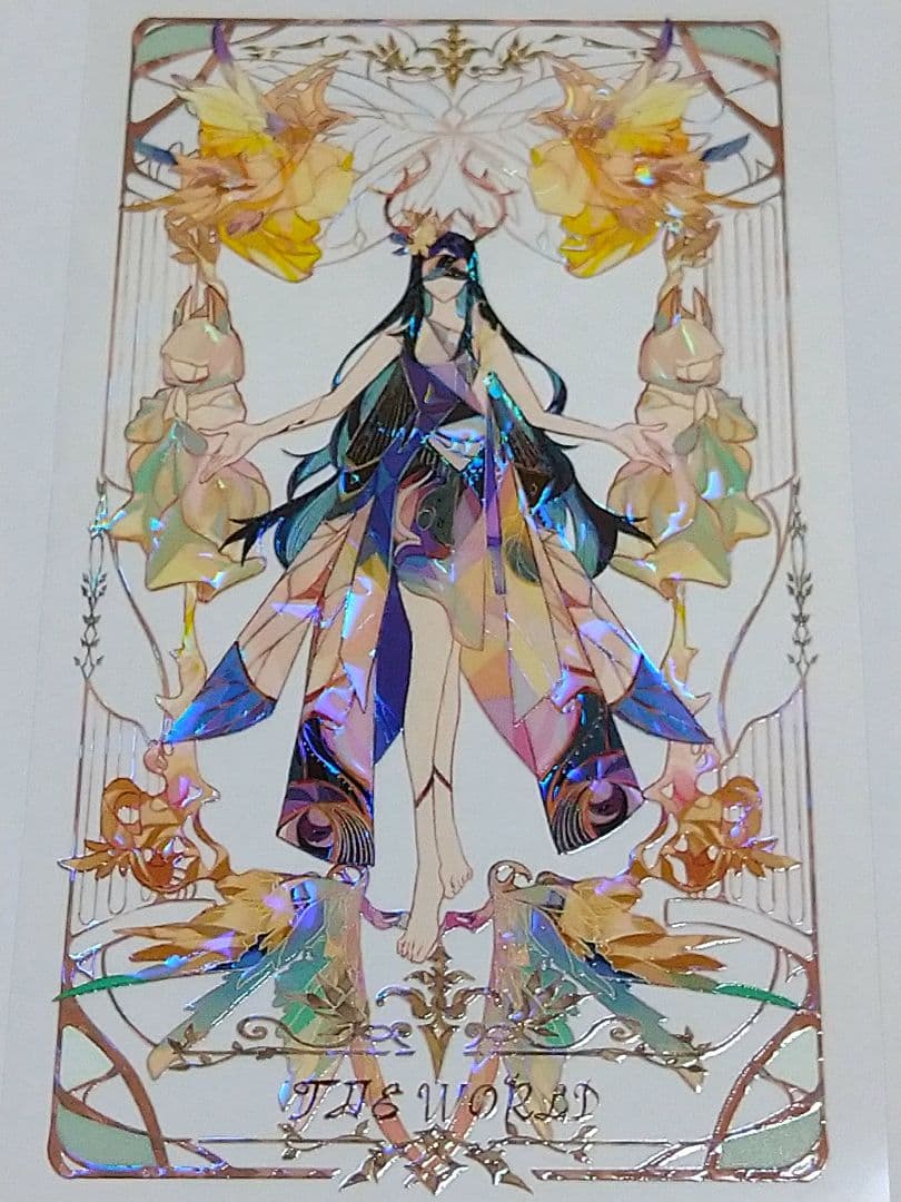 J599＃塔罗牌・下(贝壳光)巫女sama切り売り海外人物マステ女の子