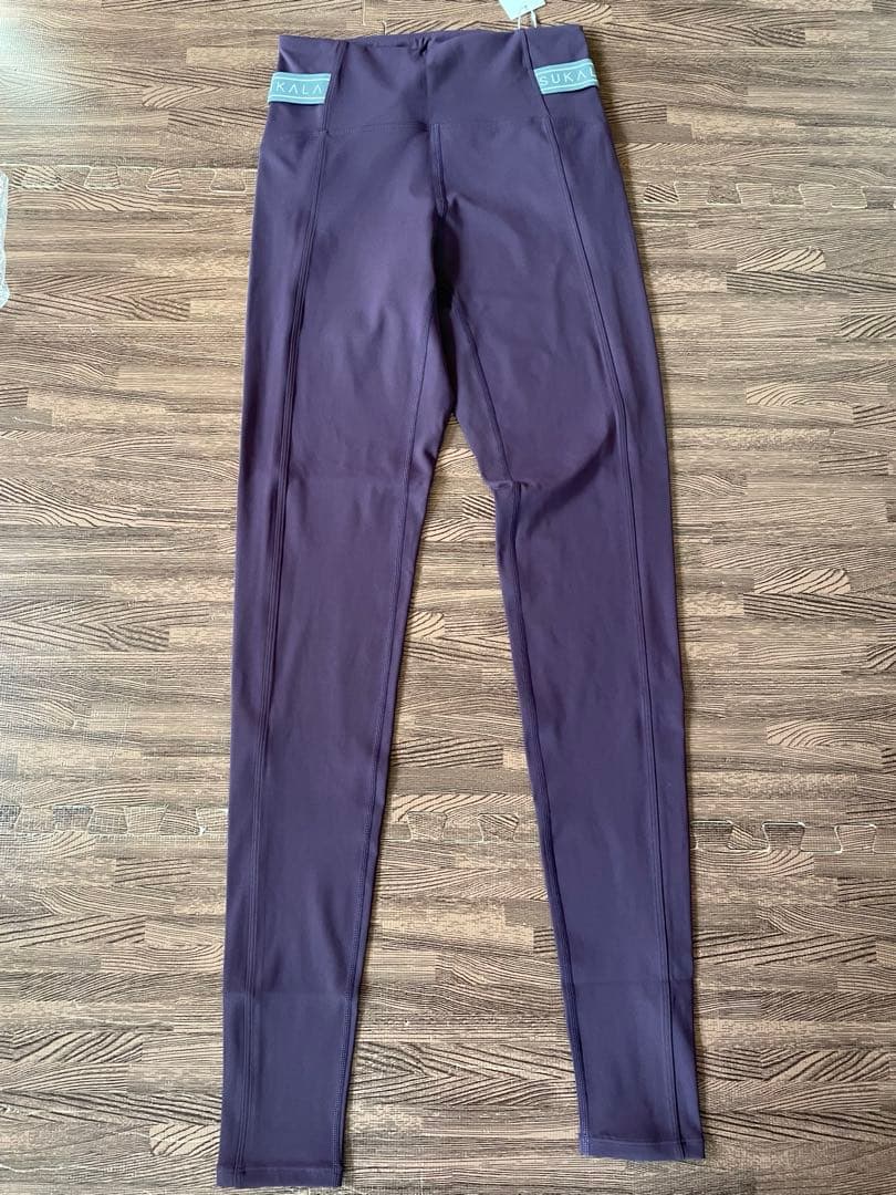 【SUKALA】サイドベルトトレンカレギンス　サイズ　M プラム