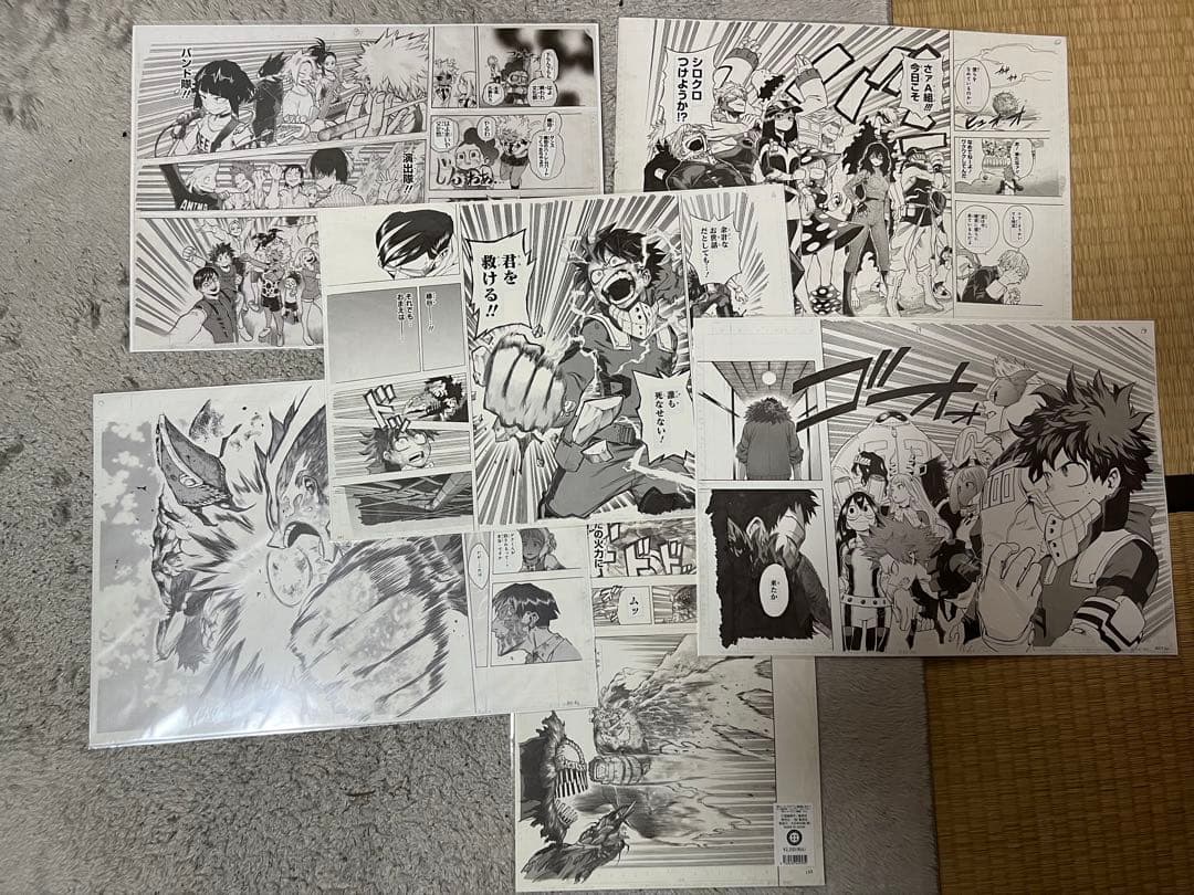 僕のヒーローアカデミア　複製原稿　6点セット
