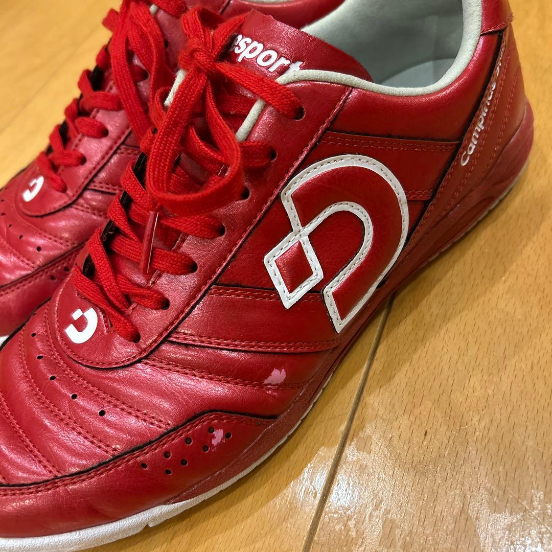 デスポルチ フットサルシューズ サッカー 赤 26.5cm カンピナスSP2