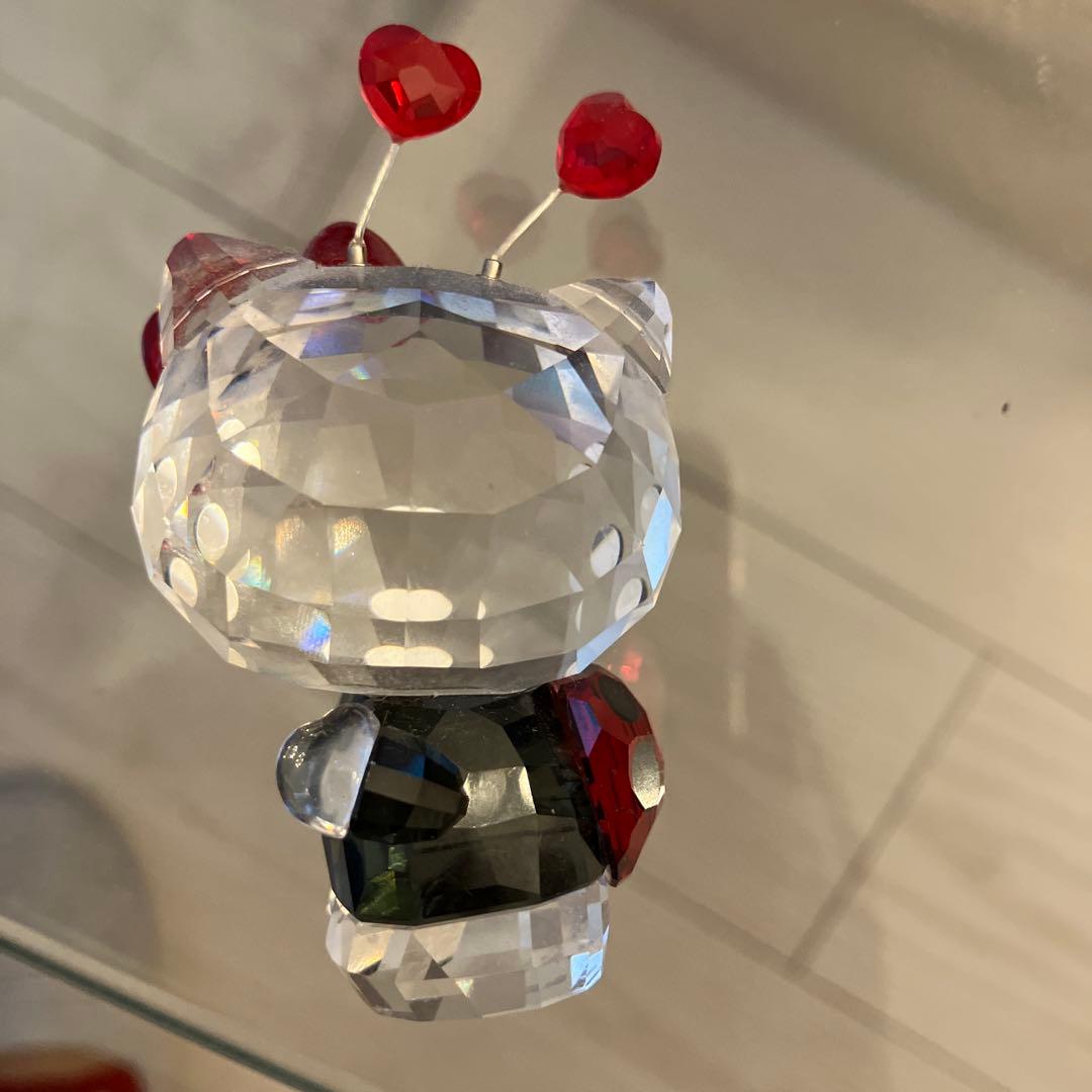 ハローキティ クリスタルフィギュア　スワロフスキー　2013 限定希少てんとう虫