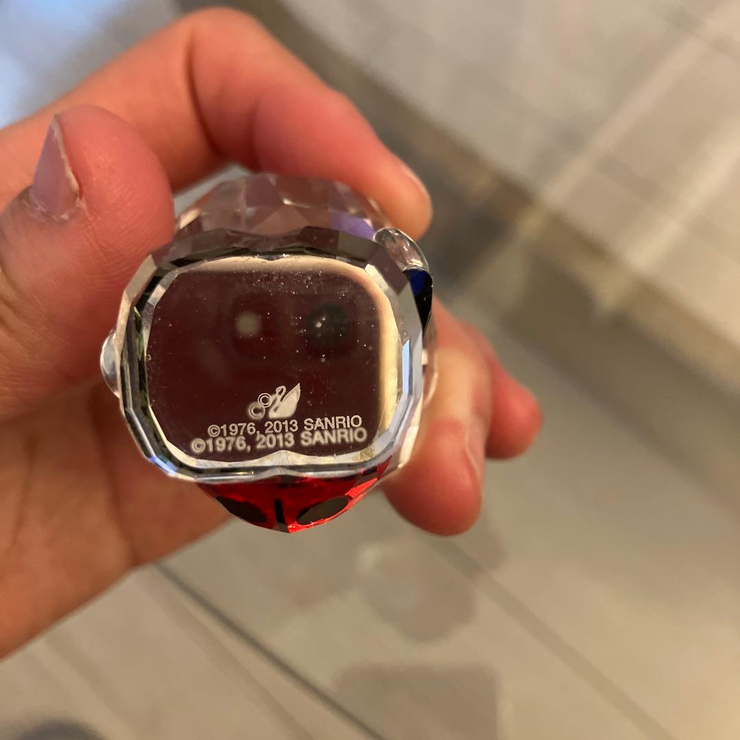 ハローキティ クリスタルフィギュア　スワロフスキー　2013 限定希少てんとう虫