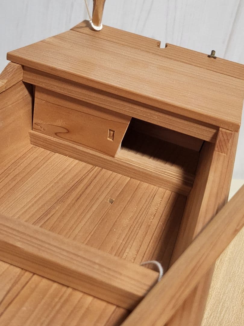 大工 手作り 木製模型船 ケース付き 世界に一つ　プロによる安心梱包発送‼️