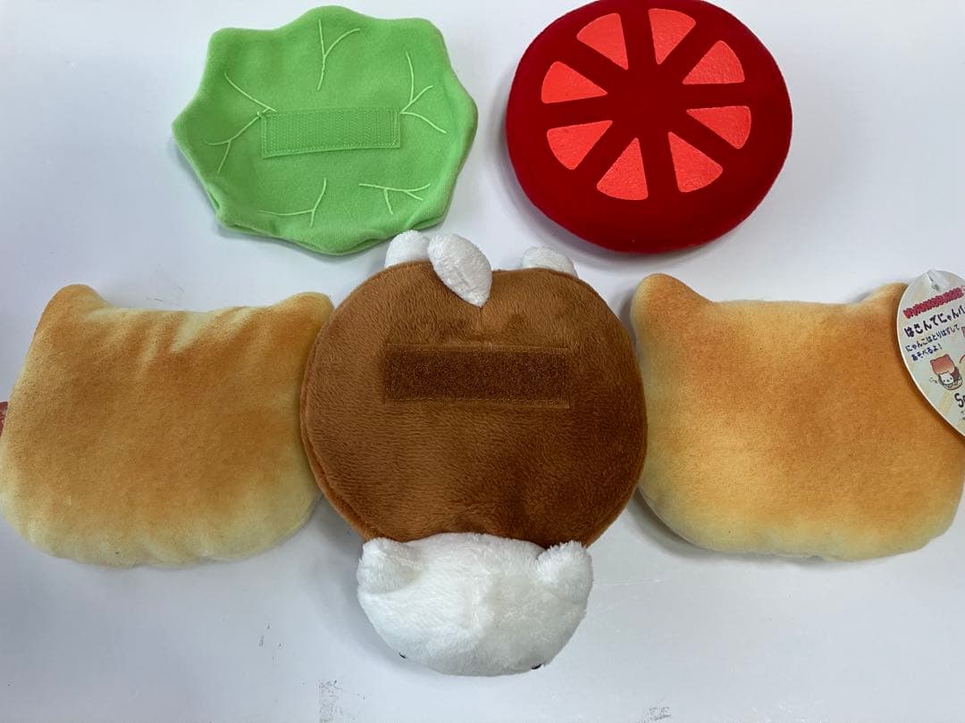 にゃんにゃんにゃんこ　にゃんこバーガー　タグ付き　2004年　サンエックス正規品