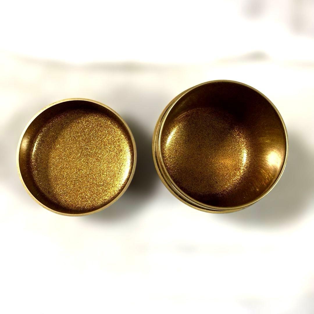 J-48 大棗　清峰銘『鵬雲斎好写 朱菊絵』　蒔絵　漆芸　茶道具　美術品　工芸品