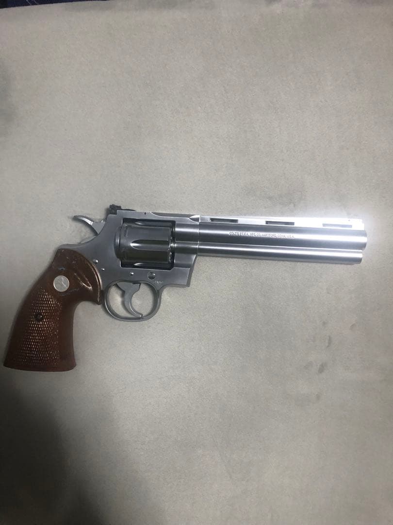 パイソン357 マグナム　ガスガン　ステンレス製　JASG 日本製　コクサイ