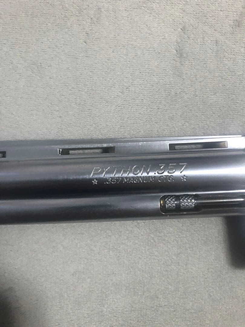 パイソン357 マグナム　ガスガン　ステンレス製　JASG 日本製　コクサイ