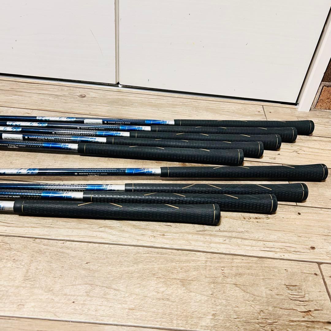 【希少】本間 最高級 BERES MG700 IP-BLACK 限定 黒 9本右