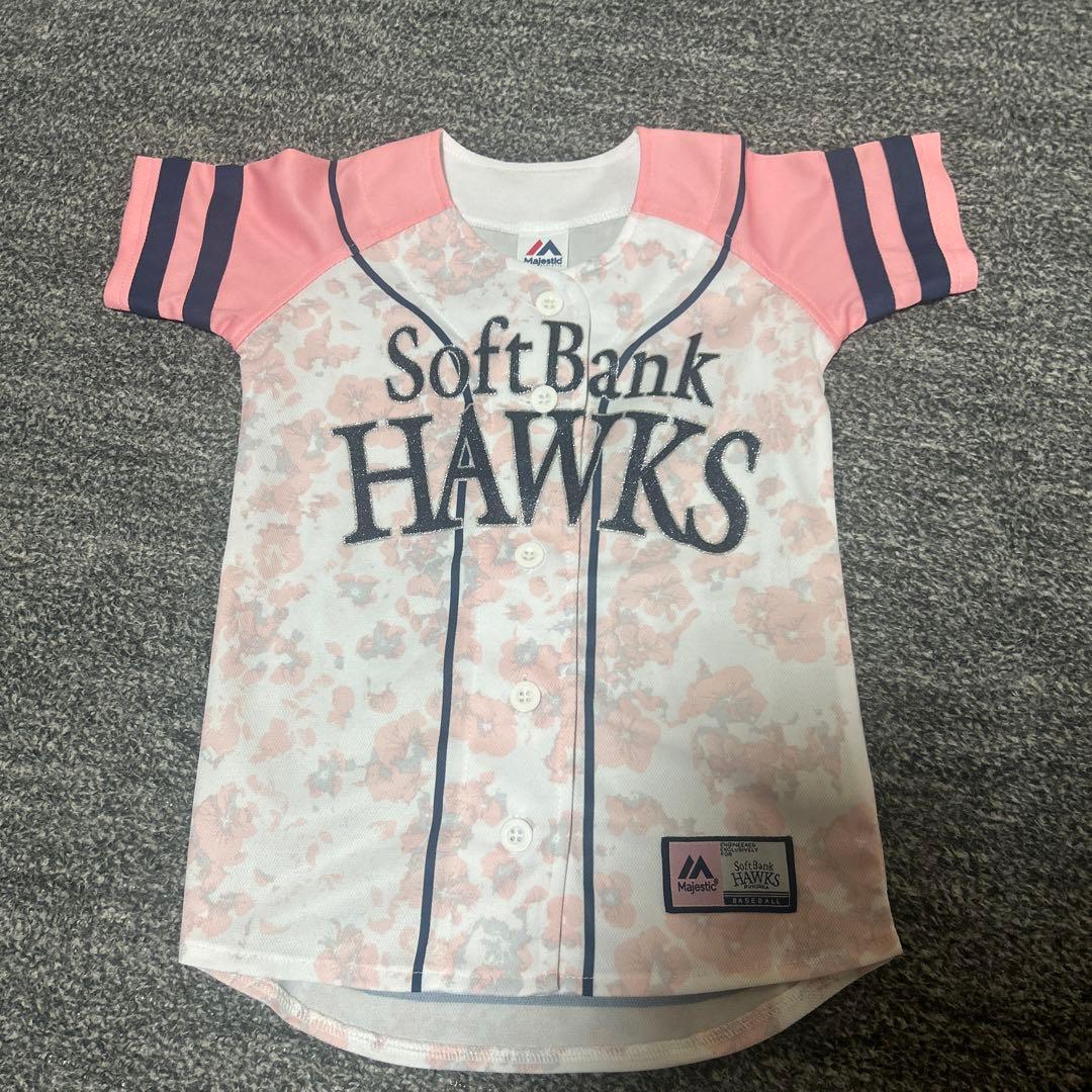 ソフトバンクホークス ユニフォーム 桜柄　90