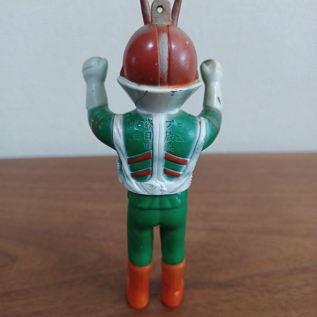 当時ものポピー製 仮面ライダー希少ソフビペンダントトップ（チェーン無）5点セット