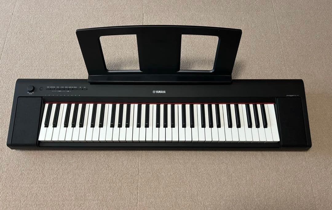 Yamaha 電子ピアノ piaggero NP-15 3年保証　未使用