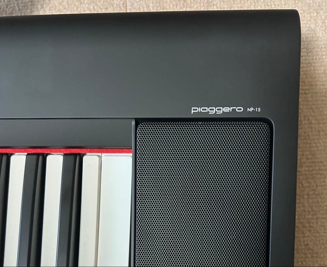 Yamaha 電子ピアノ piaggero NP-15 3年保証　未使用