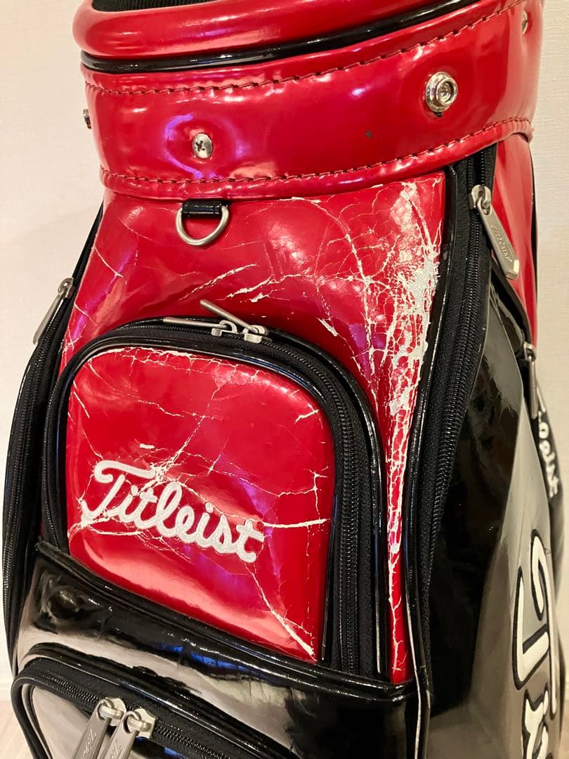 タイトリスト　キャディバック　赤黒（Titleist ）