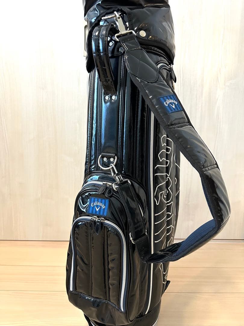 中古美品｜キャロウェイ｜エナメルキャディバック8型レディース／シューズポケット有