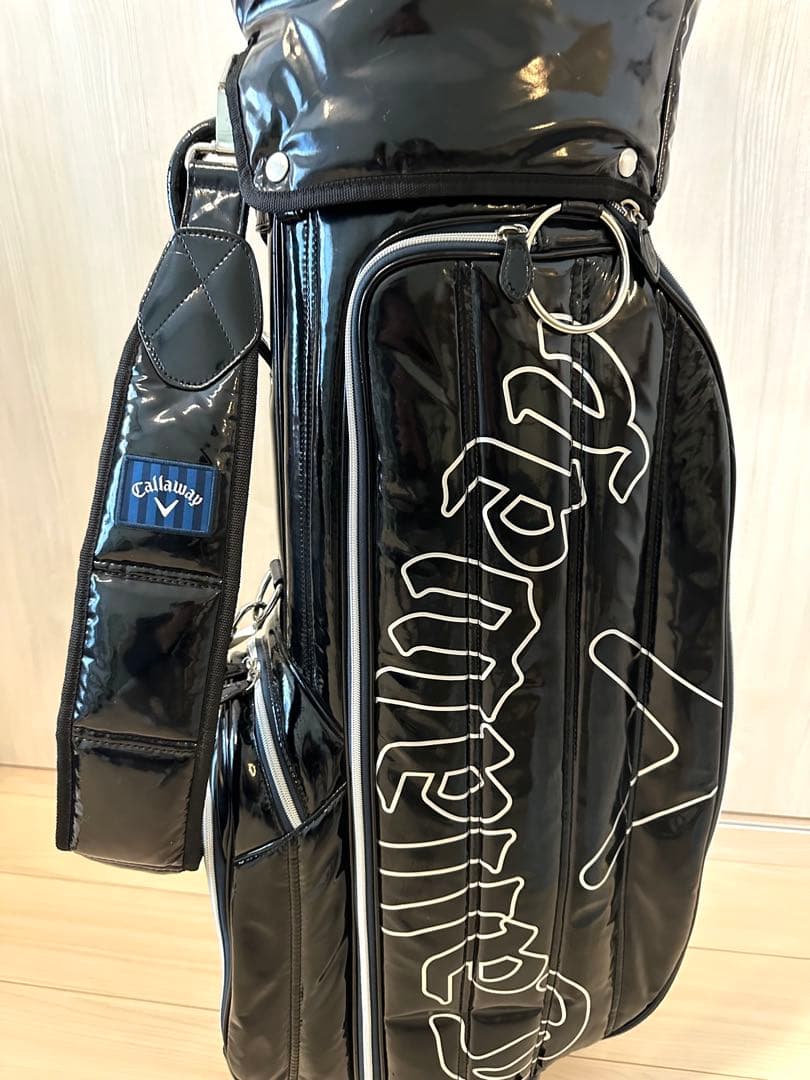 中古美品｜キャロウェイ｜エナメルキャディバック8型レディース／シューズポケット有