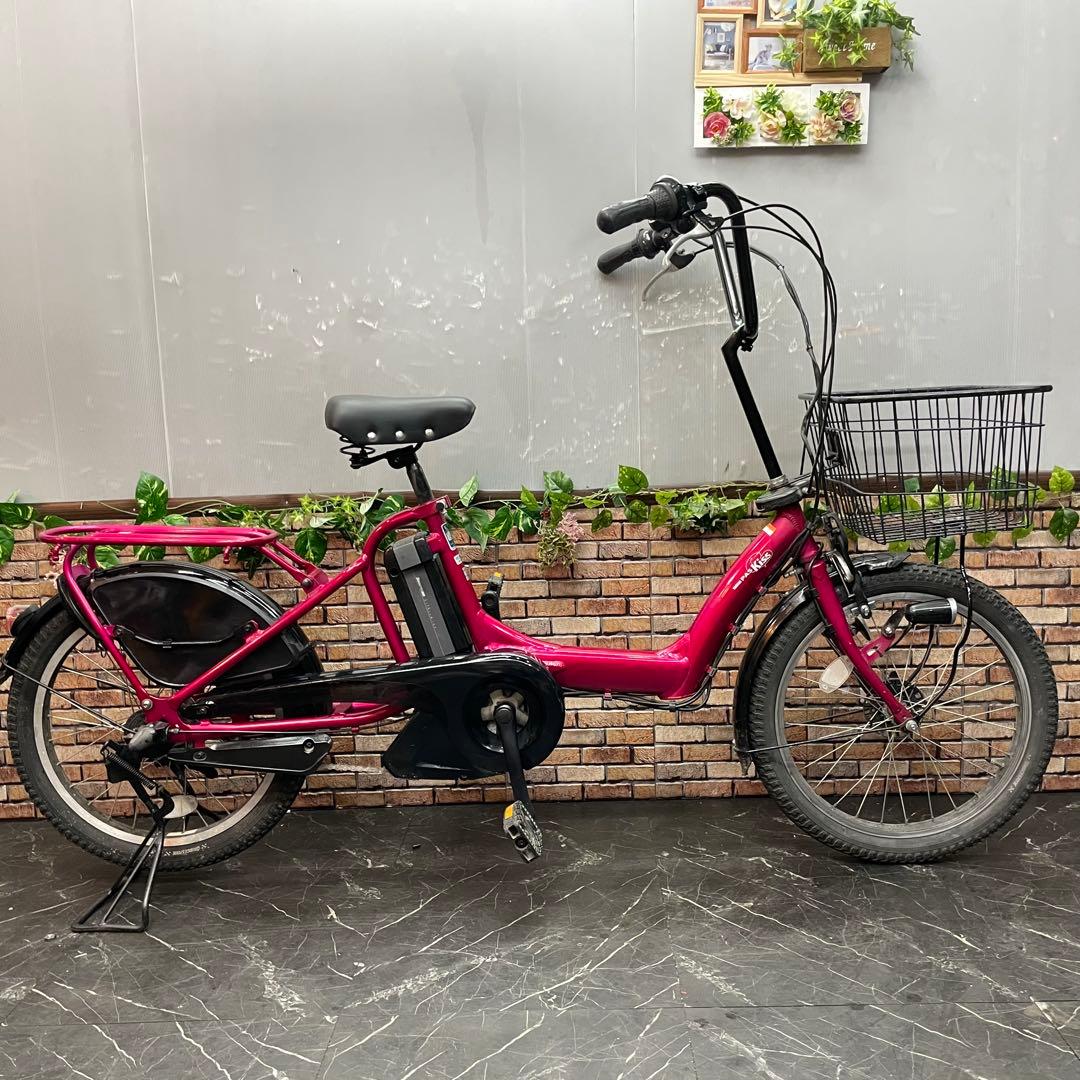 【97】電動自転車 YAMAHA PAS Kiss ピンク 20インチ