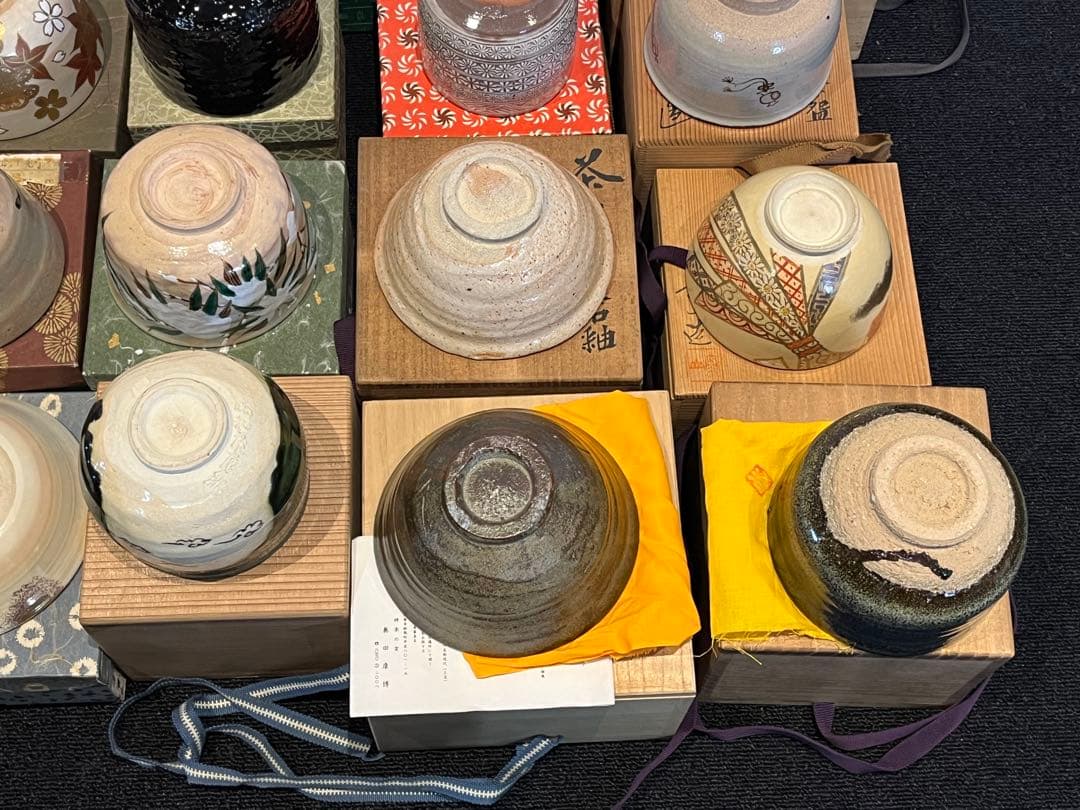 お*将様 茶碗 抹茶碗 まとめて 32点 箱付 茶道具 陶器 京焼 紫雲 英香