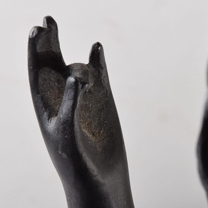 土田副正作　ブロンズ 　雲のように風のように　重さ約7.3㎏　D　R9479H