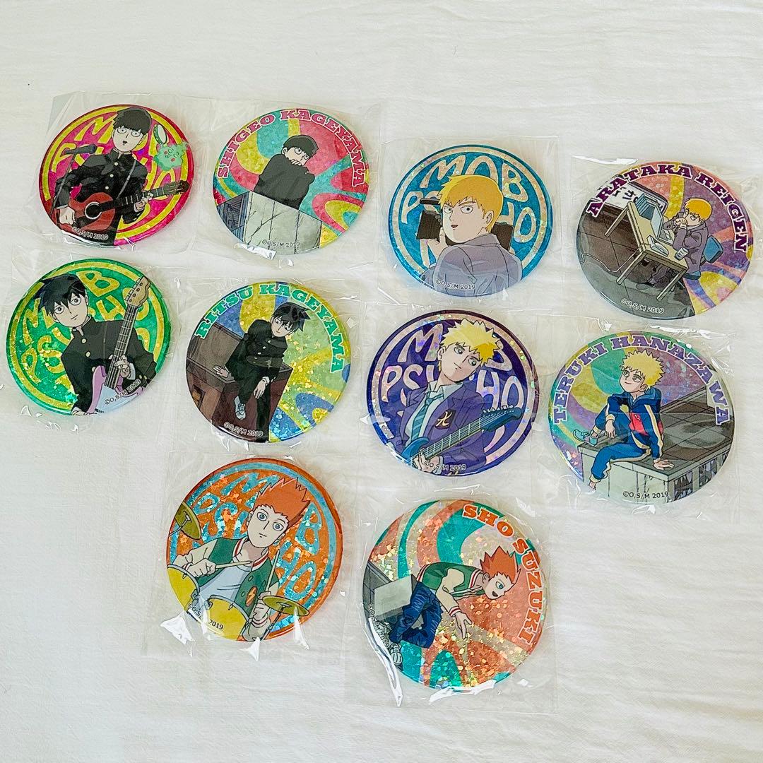 モブサイコ100 塩中文化祭 モブ 影山茂夫 ホログラム缶バッジ