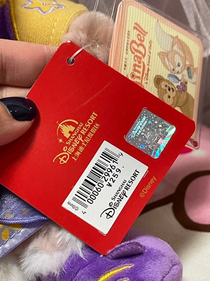 上海ディズニーランド  2022正月寅年 リーナベル とキーチェーン　 写真の子