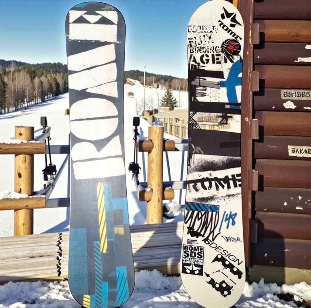 【良品】 ROME SDS ローム AGENT 148cm スノーボード