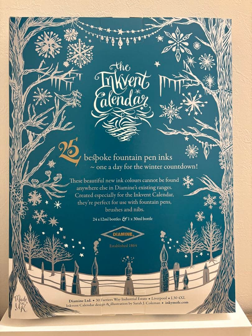 DIAMINE ダイアミン 2025限定 インクベントカレンダー 1のみ開封済