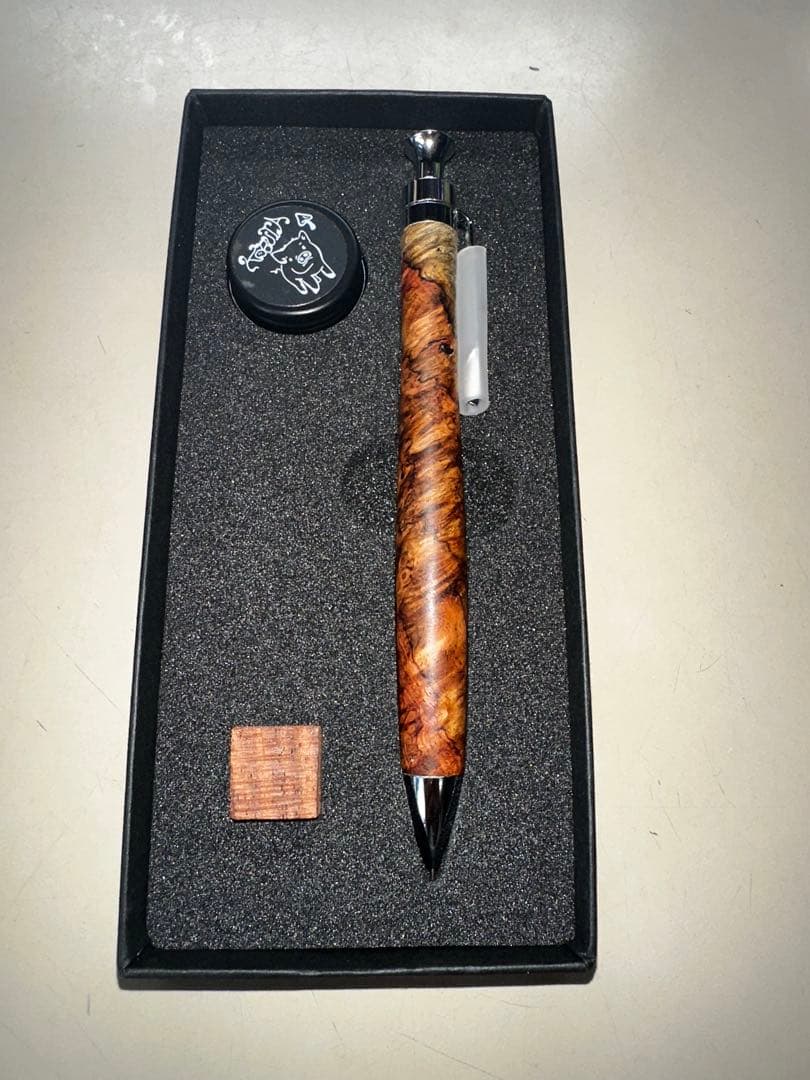 こぶた工房 極上 花梨瘤杢 シャープペンシル0.5mm