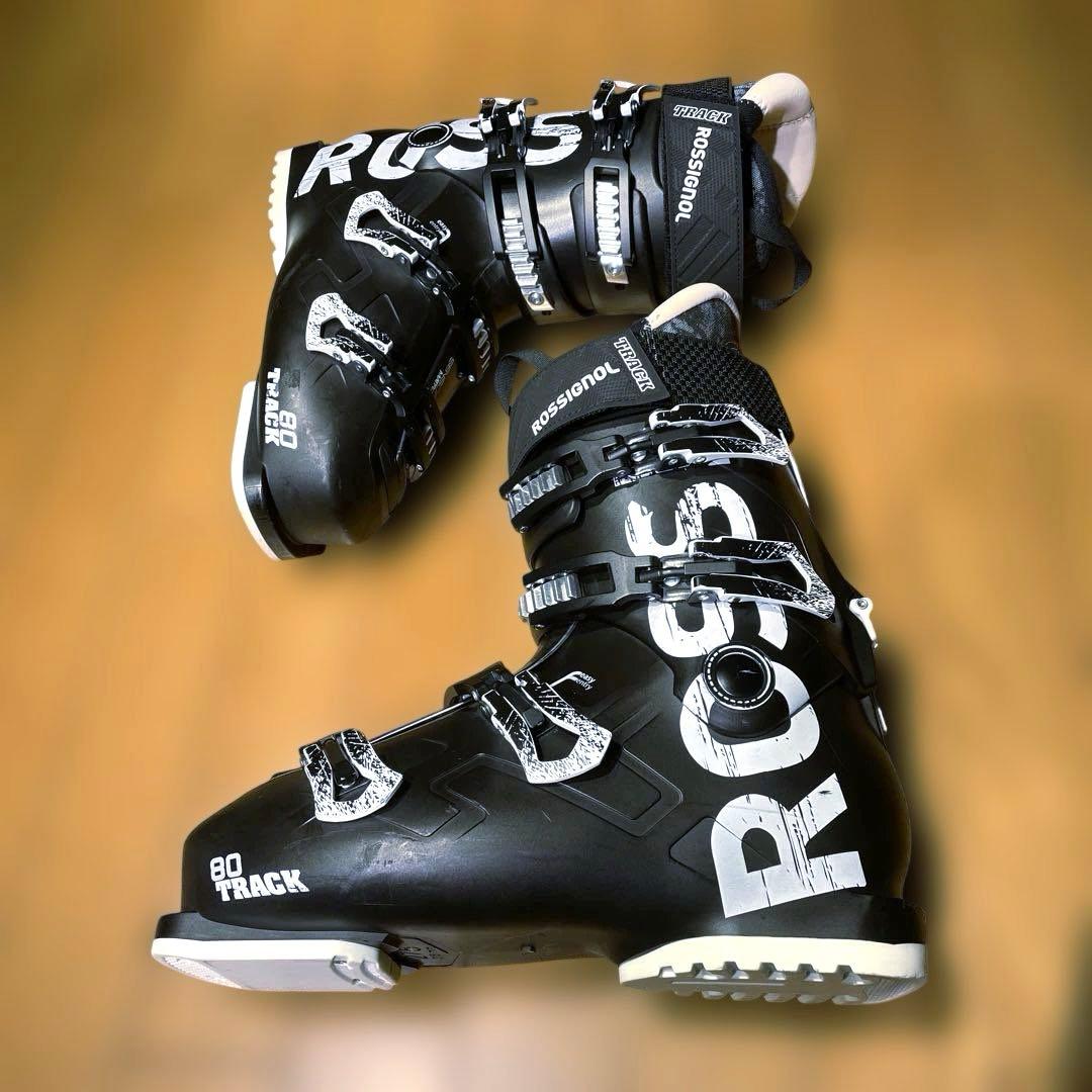 幅広軽量ROSSIGNOL TRACK80 27.0-27.5cmハイク切替機能