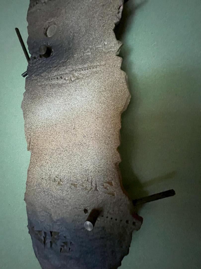 抽象的な陶板彫刻 壁掛け用 値段下げます