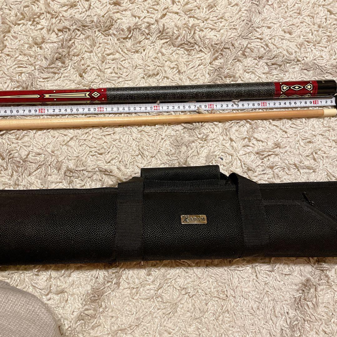 【美品】アダム ADAM XXIII ビリヤード キュー ケース付き　※匿名配送