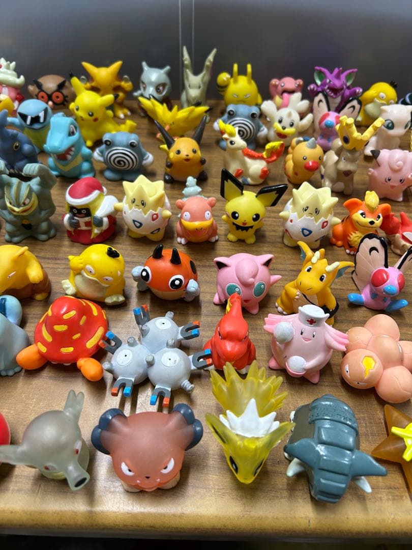 【希少】ポケモンキッズ初代 指人形 まとめ売り　クリア　レア　86体